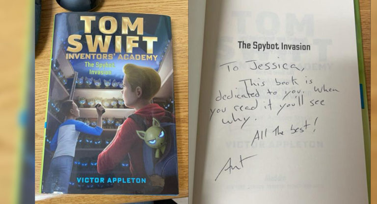 Author dedicates book to PSJA ISD Nurse who saved his life