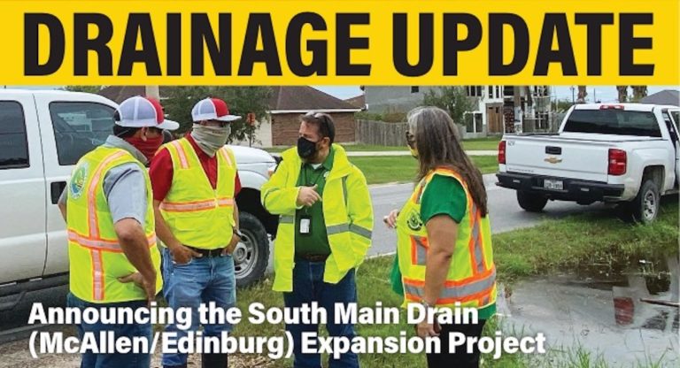 Precinct 4 to Host Virtual Groundbreaking on South Main Drain (Edinburg/ McAllen) Project Expansion