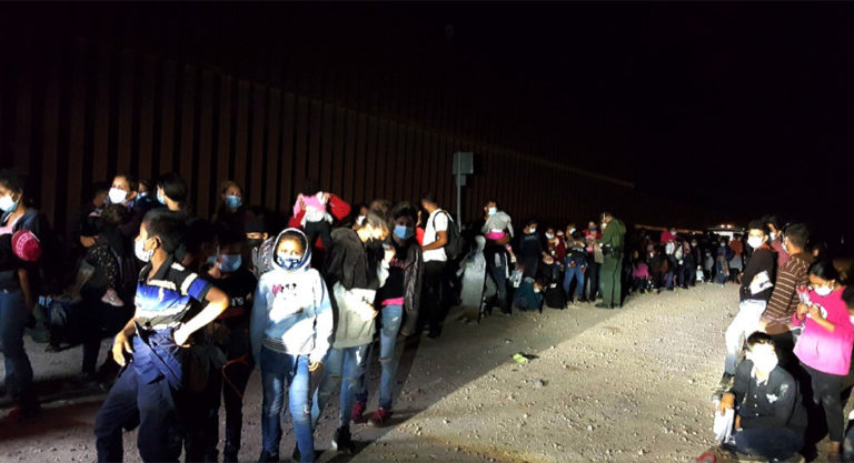 RGV Agents Apprehend a Large Group of 206 Migrants