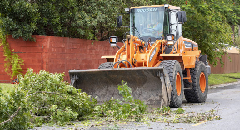 McAllen Public Works Continues Brush Debris Collection