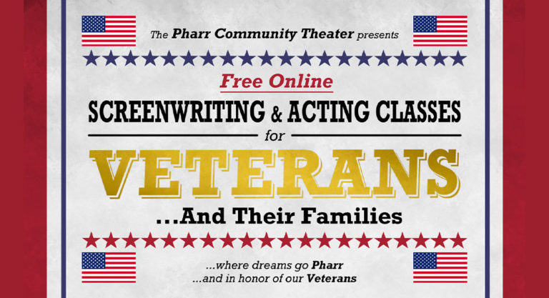 Free acting and screenwriting workshops for Veterans and their families