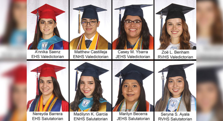 Edinburg Rotary salutes ECISD valedictorians, salutatorians