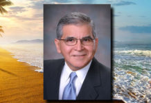 Laredo Chamber President and CEO, Miguel Conchas. Image courtesy of Laredo Chamber of Commerce; Background image for illustration only.