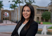 UTRGV graduate student Alejandra Jimenez received the 2021 Future Texas Business Legend Award. Jimenez, who is from Brownsville, currently is pursuing a master’s degree at UTRGV in business analytics. (UTRGV Photo by David Pike)