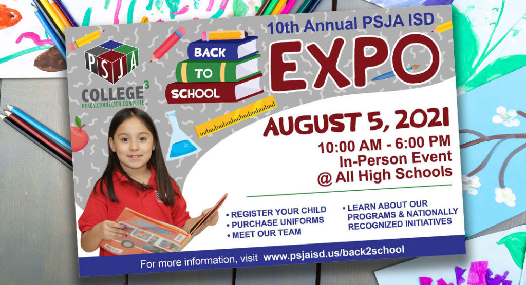 PSJA 10 Annual Back to School Expo.
Image courtesy of PSJA ISD.