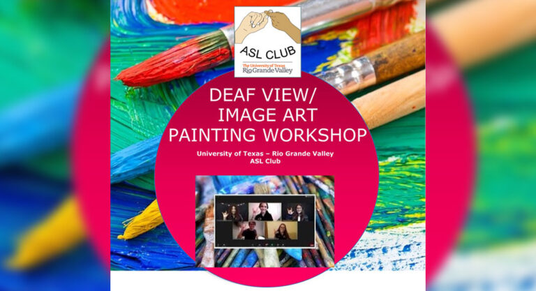 ASL Club presenting De’Via workshops for Camp Sign
