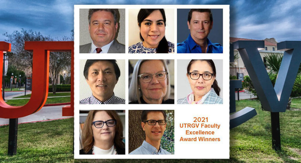 Eight UTRGV faculty members recognized with Faculty Excellence Awards