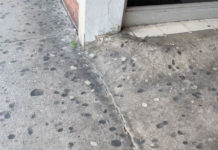 Gum removal on sidewalks in Downtown McAllen.