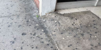 Gum removal on sidewalks in Downtown McAllen.