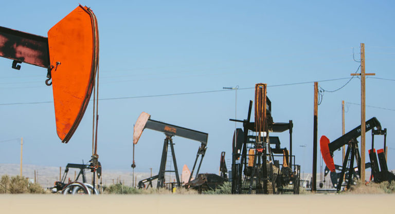 Oilfield. Image for Illustration purposes