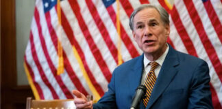 Gov. Greg Abbott said he tested negative for COVID-19 on Saturday, four days after a positive diagnosis. Photo Credit:  Sophie Park/The Texas Tribune