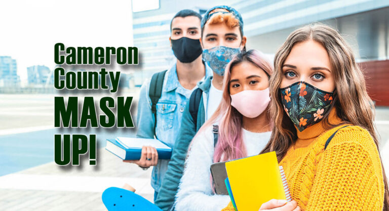 The Cameron County Health Authority Issued an order requiring facial coverings in all Cameron County Schools. Image for Illustration Purposes.