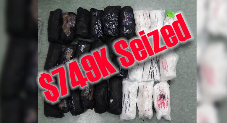 Brownsville CBP Officers Seize $749K Worth of Narcotics in Two Seizures