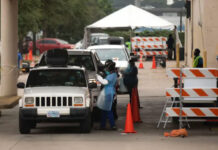 New COVID-19 cases and hospitalizations are approaching records set during the winter surge, and intensive care unit beds are rapidly filling across Texas. Photo Credit:  Miguel Gutierrez Jr./The Texas Tribune