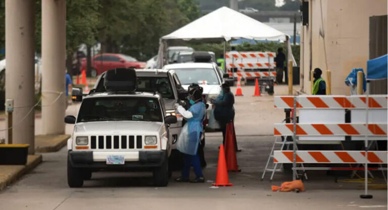 New COVID-19 cases and hospitalizations are approaching records set during the winter surge, and intensive care unit beds are rapidly filling across Texas. Photo Credit:  Miguel Gutierrez Jr./The Texas Tribune