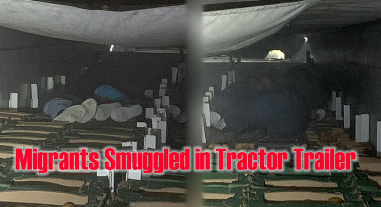 Migrants Smuggled Amongst Produce in Tractor Trailer