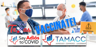 Hispanic businesses are taking a new #SayAdiosToCOVID pledge to get 100% of their employees fully vaccinated by the end of November. Image for illustration purposes