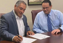 McAllen Mayor Javier Villalobos signs Disaster Declaration. Facebook Image