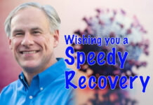 Governor Abbott tested COVID Positive. Image for Illustration purposes