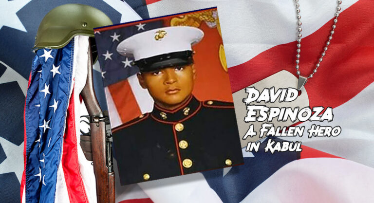 David Espinoza, a U.S.Marine killed in the twin explosions at Hamid Karzai International Airport in Kabul, Afghanistan. Image source: Facebook.com City of Laredo