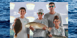 Participants in the most recent Fishing for Hope Tournament. DHR Health Image