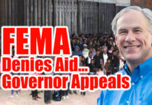 Governor Abbott Announces Intention to Appeal FEMA Denial of Federal Emergency Declaration In Response to Border Crisis ncy's (FEMA) denial of Texas' Federal Emergency Declaration request as a result of the escalating crisis at the Texas-Mexico border. Image for illustration purposes.