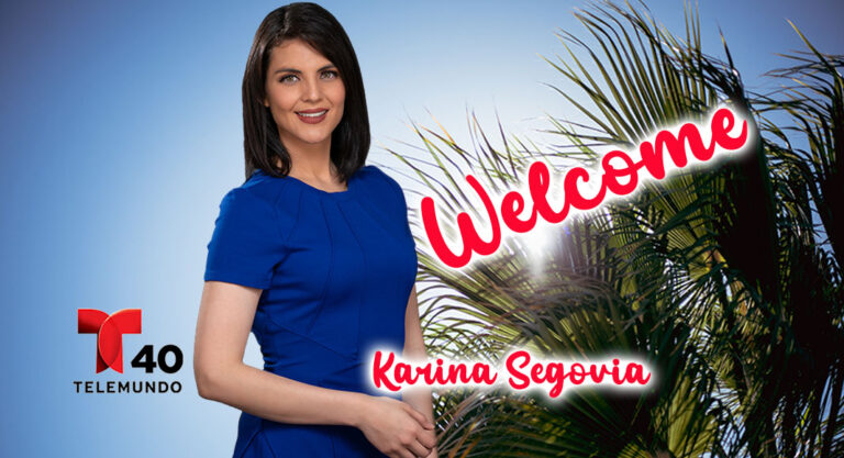 Telemundo 40 Rio Grande Valley / KTLM announced that Karina Segovia joins the station as Meteorologist for NoticiasTelemundo40. Telemundo Image. Background for illustration purposes.
