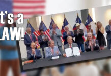 Governor Greg Abbott today signed Senate Bill 1 into law. Image Source: Twitter