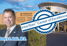 Henry Ruiz, M.D., recipient of InterStim™ Center of Excellence by Medtronic. DHR Images