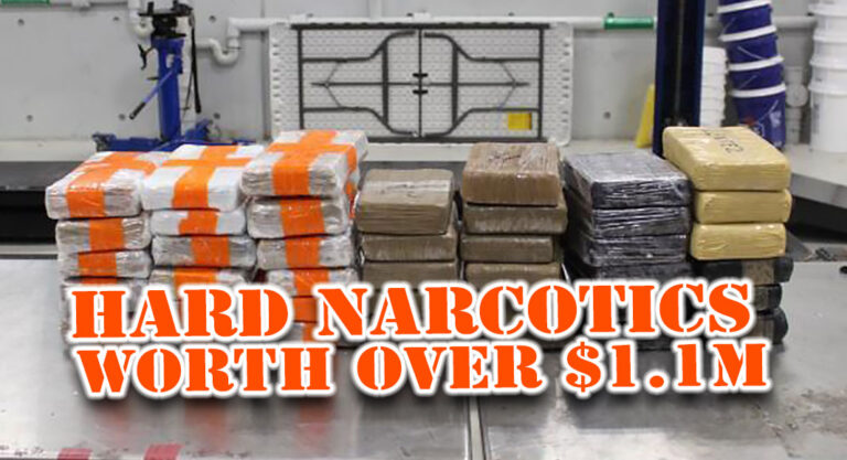 Laredo CBP Officers Seize Hard Narcotics Worth Over $1.1 Million