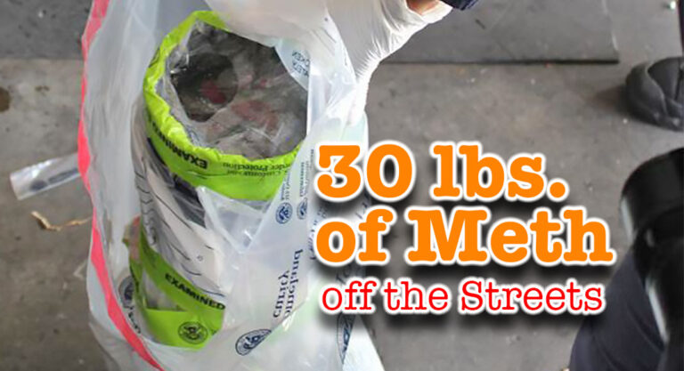 Meth Worth Over $590K Seized