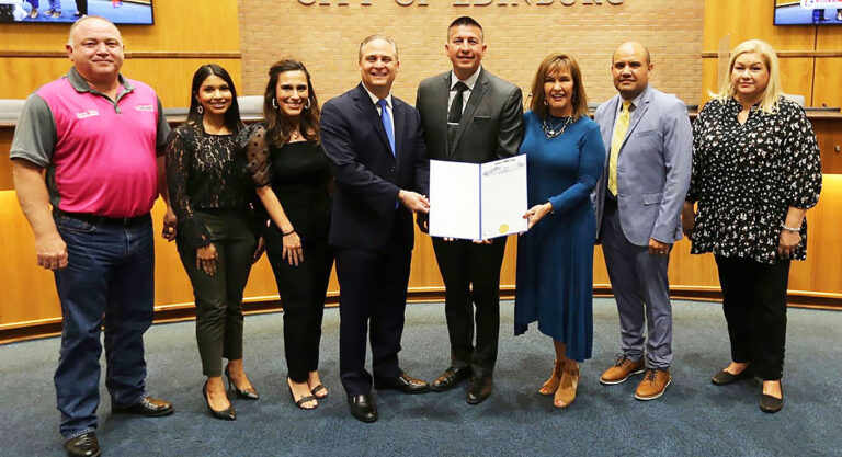 City of Edinburg Recognizes Chamber