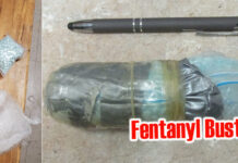 Agents intercepted a man and woman concealing Fentanyl on their bodies two days in a row. USCBP Image