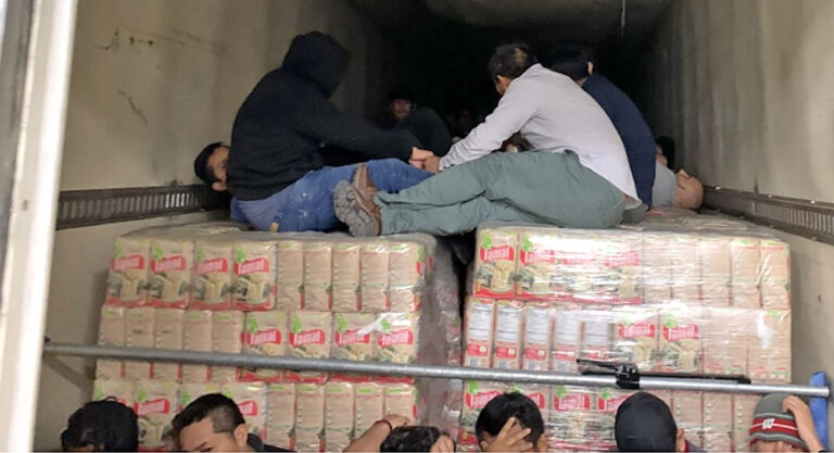 Agents Locate 75 Migrants in A Locked Refrigerated Tractor Trailer