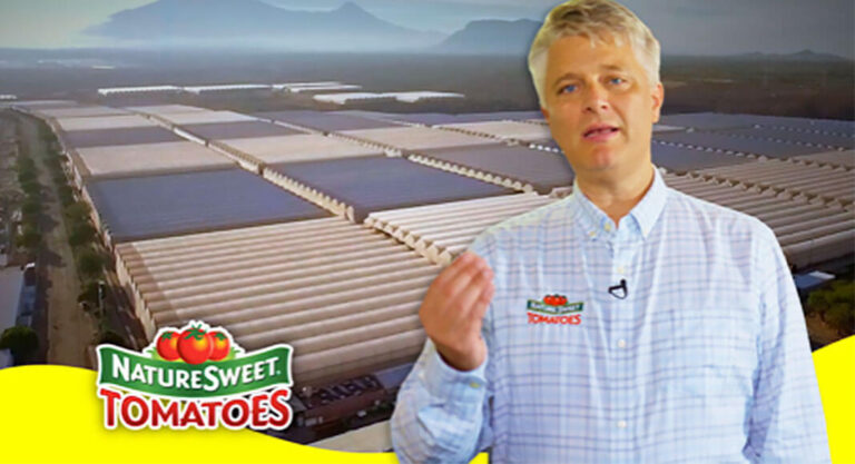 NatureSweet, the largest vertically integrated protected agriculture company in North America, bets on continuing rapid growth. Image Source: YouTube