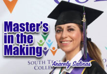 It had been 20 years since Aracely Salinas had been in a classroom, earning her Associate Degree in Nursing (ADN) from South Texas College. Salinas said she mustered the courage to enroll in her alma mater’s very first cohort of the Bachelor of Science in Nursing RN-to-BSN program. With South Texas College’s support, Salinas succeeded beyond her highest expectations. (Photo by Dr. Elmer Esguerra)