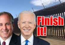 The Biden Administration broke the law when it stopped all efforts to complete the wall. Image for illustration purposes.