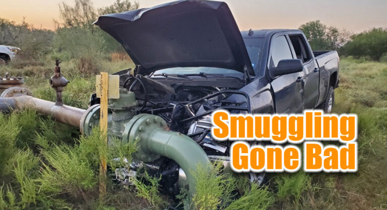 Smuggler Crashes into Gas Pipeline