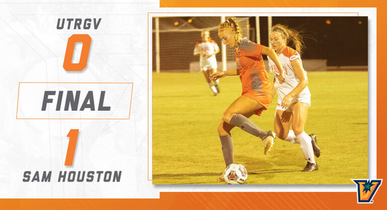 The University of Texas Rio Grande Valley (UTRGV) women’s soccer team dropped the Western Athletic Conference (WAC) home opener to the Sam Houston. UTRGV Image