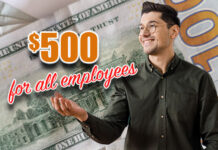$500 Stipend Approved for All Employees