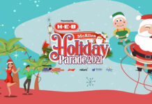 McAllen Holiday Parade, presented by H-E-B Announces Legendary Super Star Celebrities for Christmas Celebration