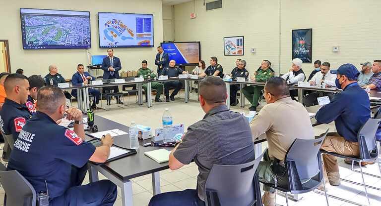 Local College and Brownsville PD host multi-agencies for first responder coordination