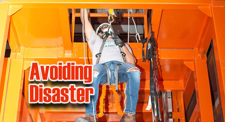 Wind Energy Technology students rescue training