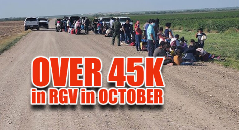 RGV Agents Apprehend Over 45K Migrants in October