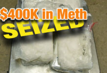 Officers Seize $400K in Methamphetamine