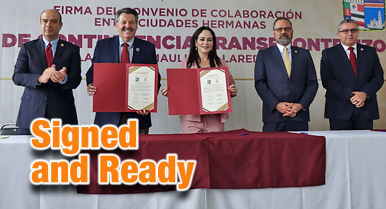 “Los Dos Laredos” Sign Contingency Plan