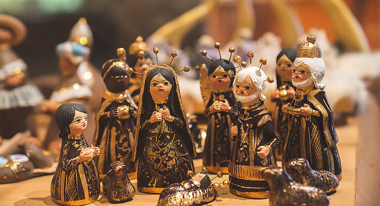 Late Bishop Emeritus Donates Nativity Scene Collection