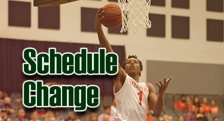 Changes to Men’s Basketball Schedule