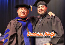 Graduate credits trustee for his success