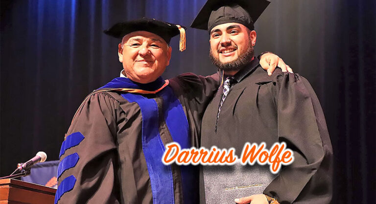 Graduate credits trustee for his success